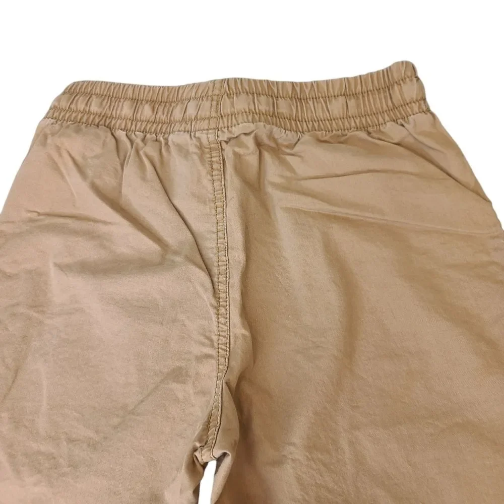GAP Kids Boys Chino Jogger Tan Pull On Shorts L (10)